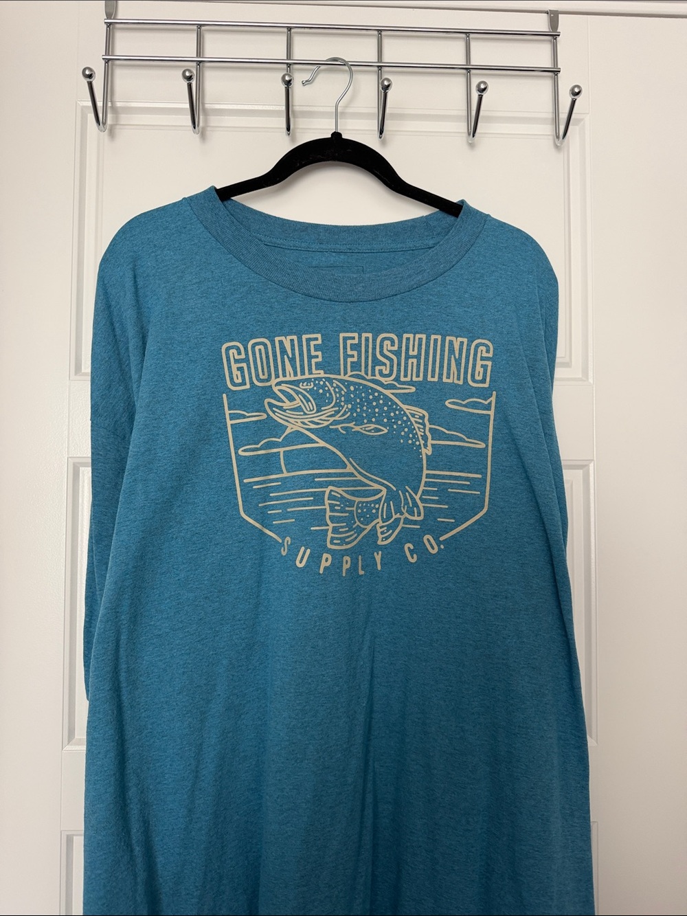 Sonoma Teal Short Sleeve 'Gone Fishing' Graphic Tee